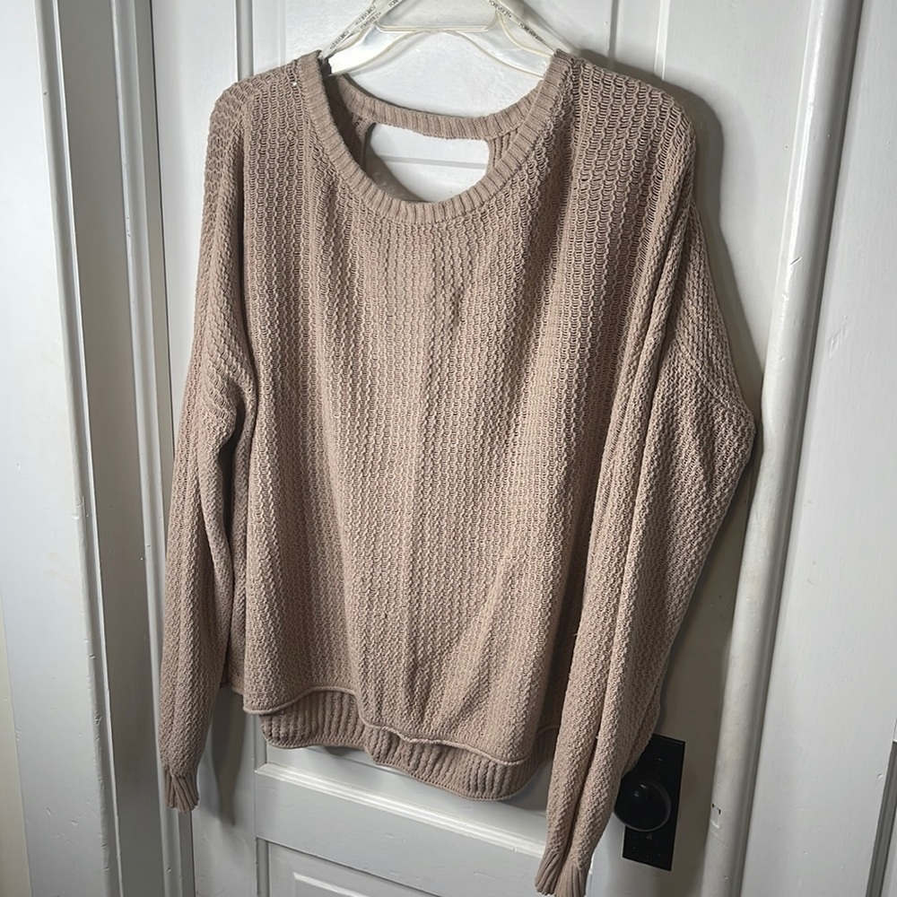Cream sweater by Forever 21